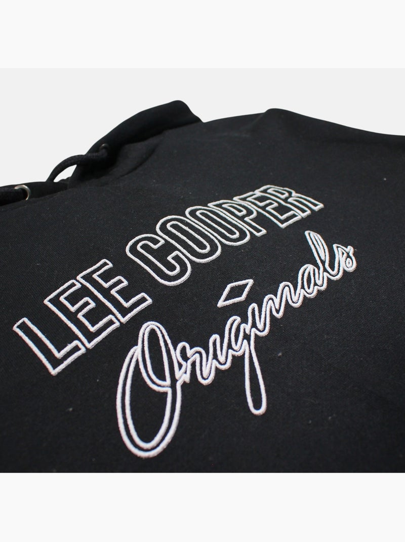 Lee Cooper - Sweat homme à capuche Noir - Kiabi