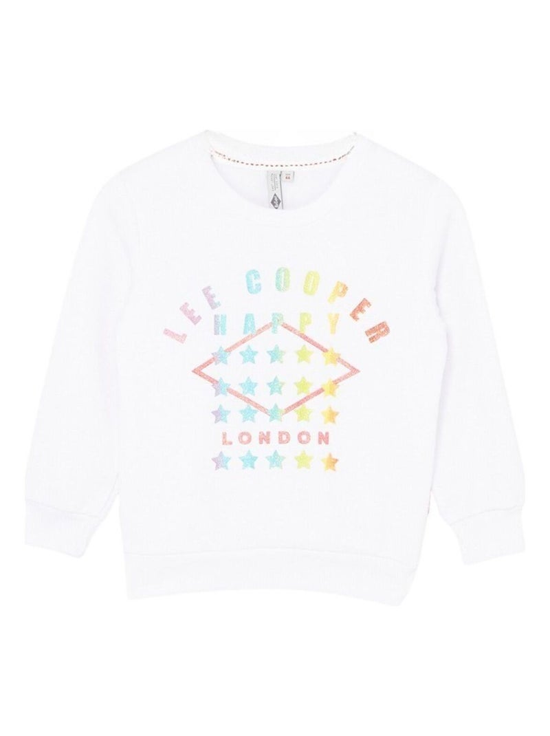 Lee Cooper - Sweat imprimé logo Blanc - Kiabi