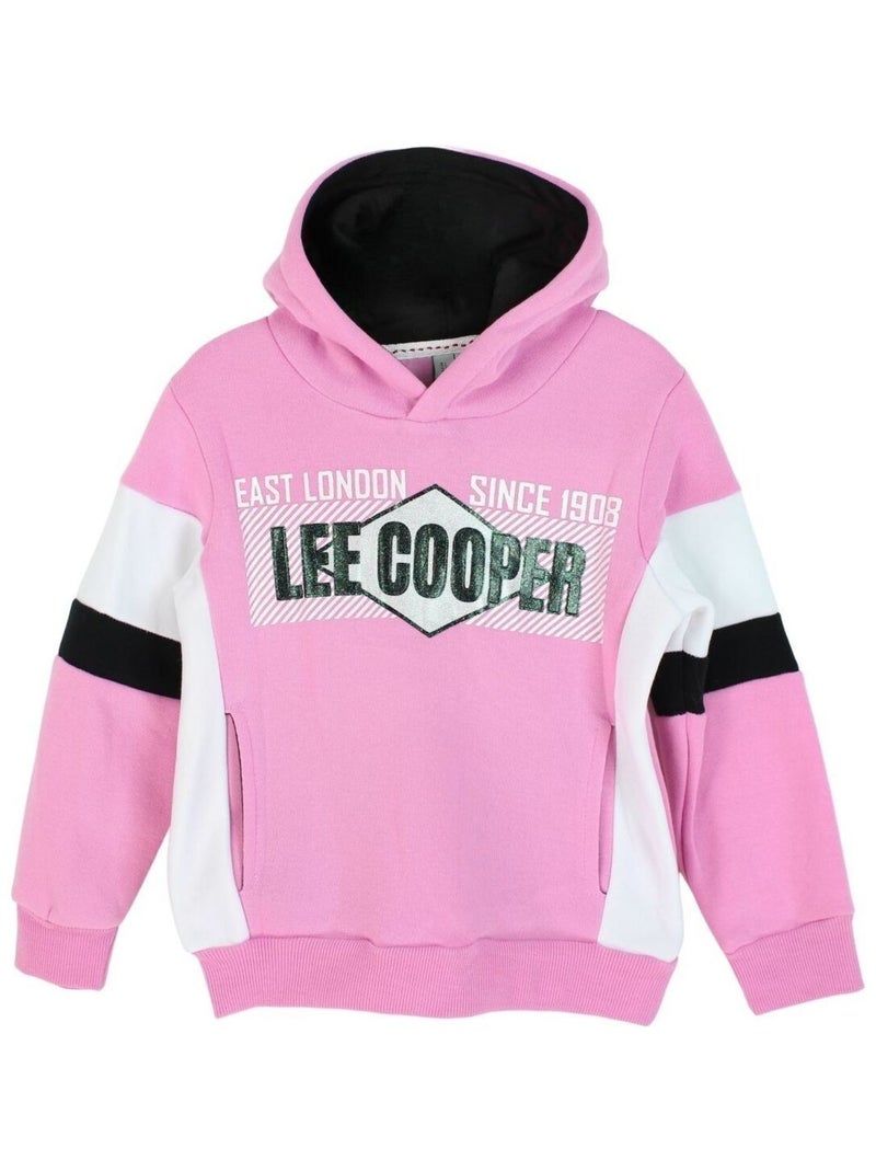 Lee Cooper - Sweat imprimé logo Rose - Kiabi