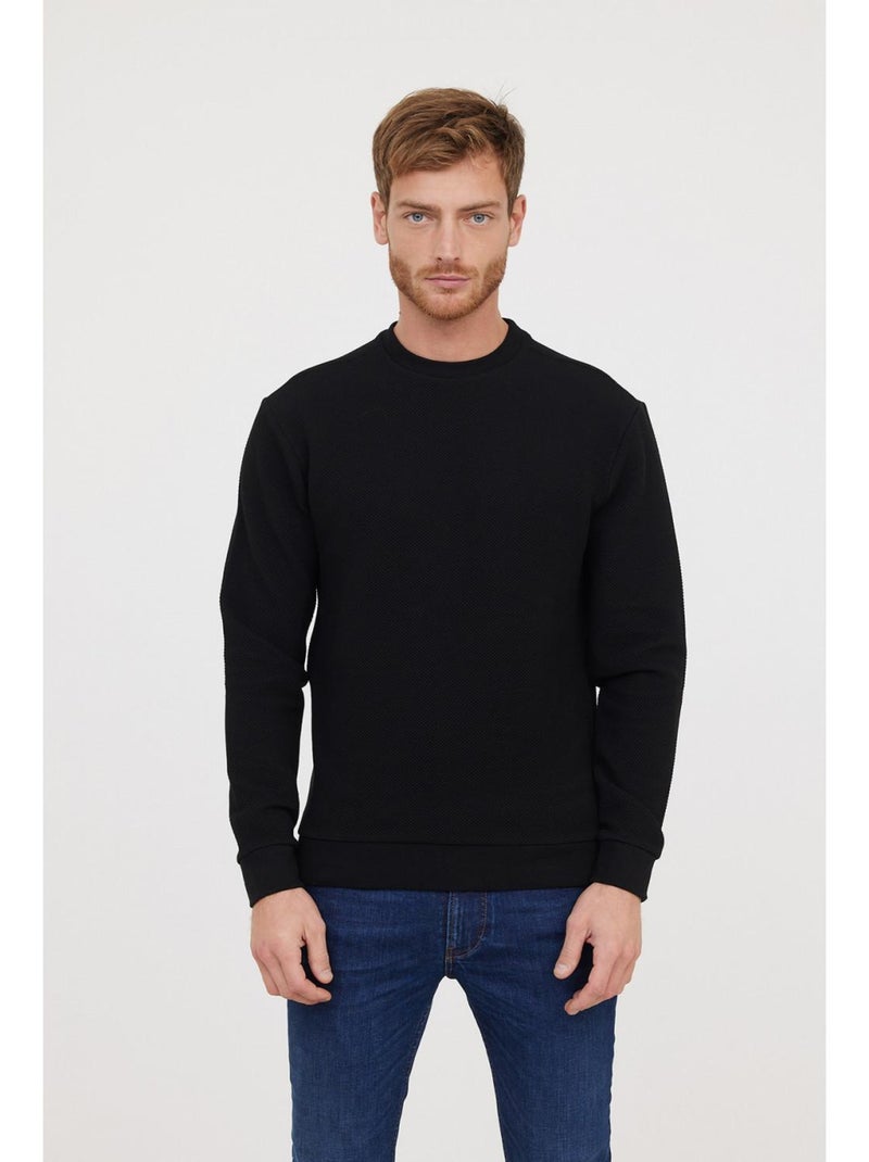 Lee Cooper - Sweatshirt coton regular EVELO Noir - Kiabi