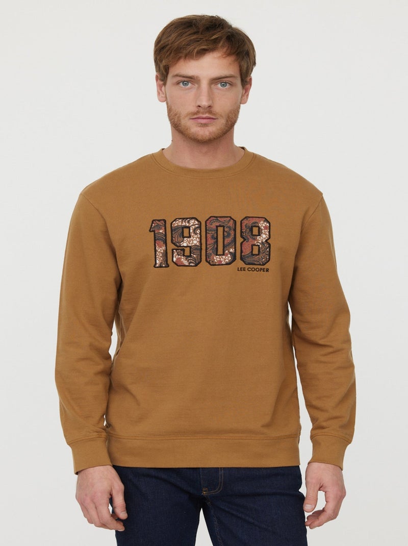 Lee Cooper - Sweatshirt Echer Camel Beige - Kiabi