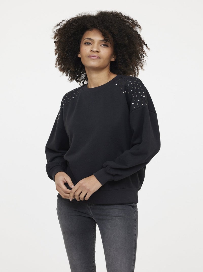 Lee Cooper - Sweatshirt ECLI Black Noir - Kiabi