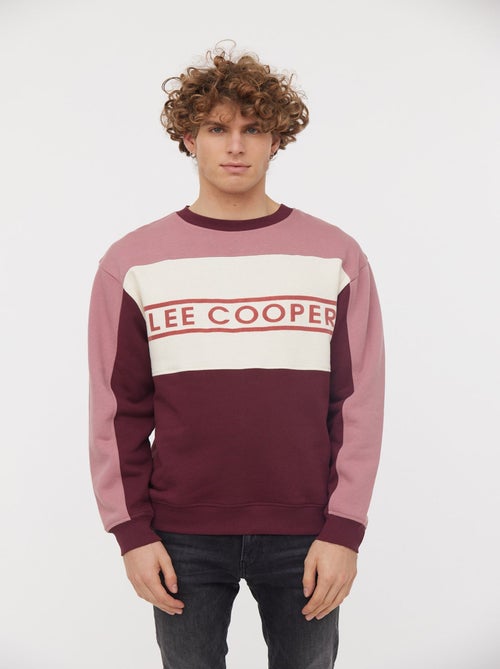 Lee Cooper - Sweatshirt ECOU Rose Nostalgique - Kiabi