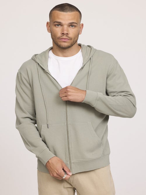 Lee Cooper - Sweatshirt EFICO ML Kaki vert - Kiabi