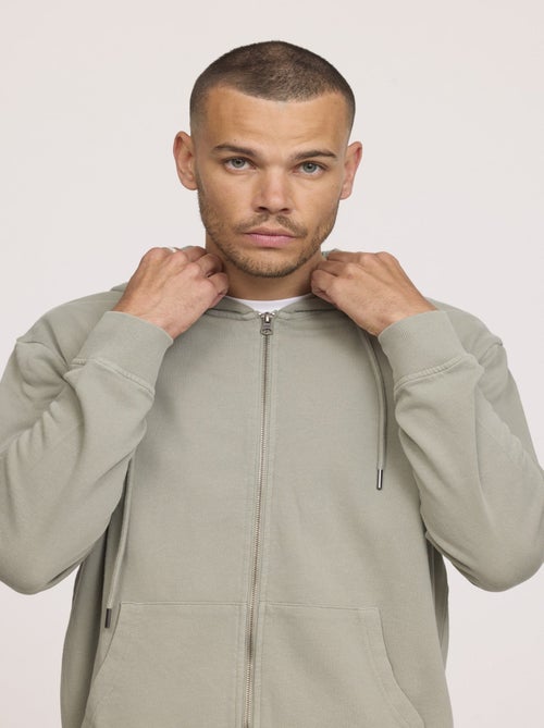 Lee Cooper - Sweatshirt EFICO ML Kaki vert - Kiabi