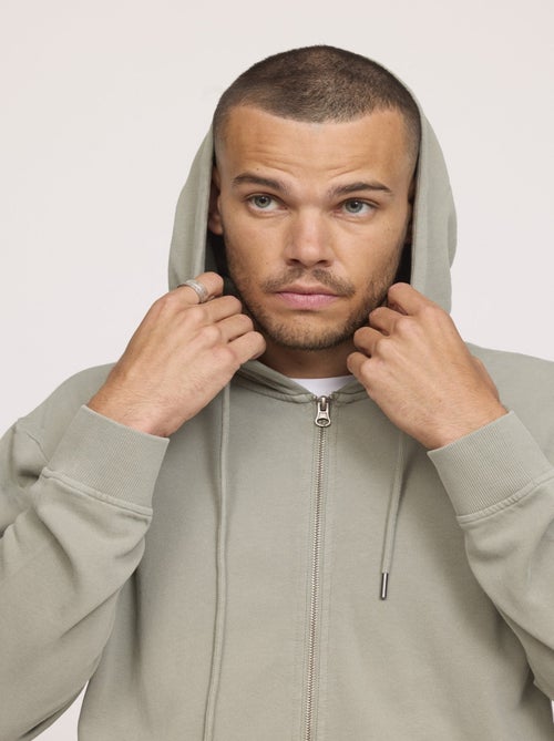 Lee Cooper - Sweatshirt EFICO ML Kaki vert - Kiabi