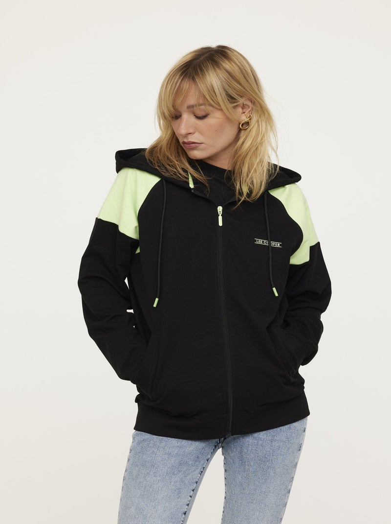 Lee Cooper - Sweatshirt EMANO Black Noir - Kiabi