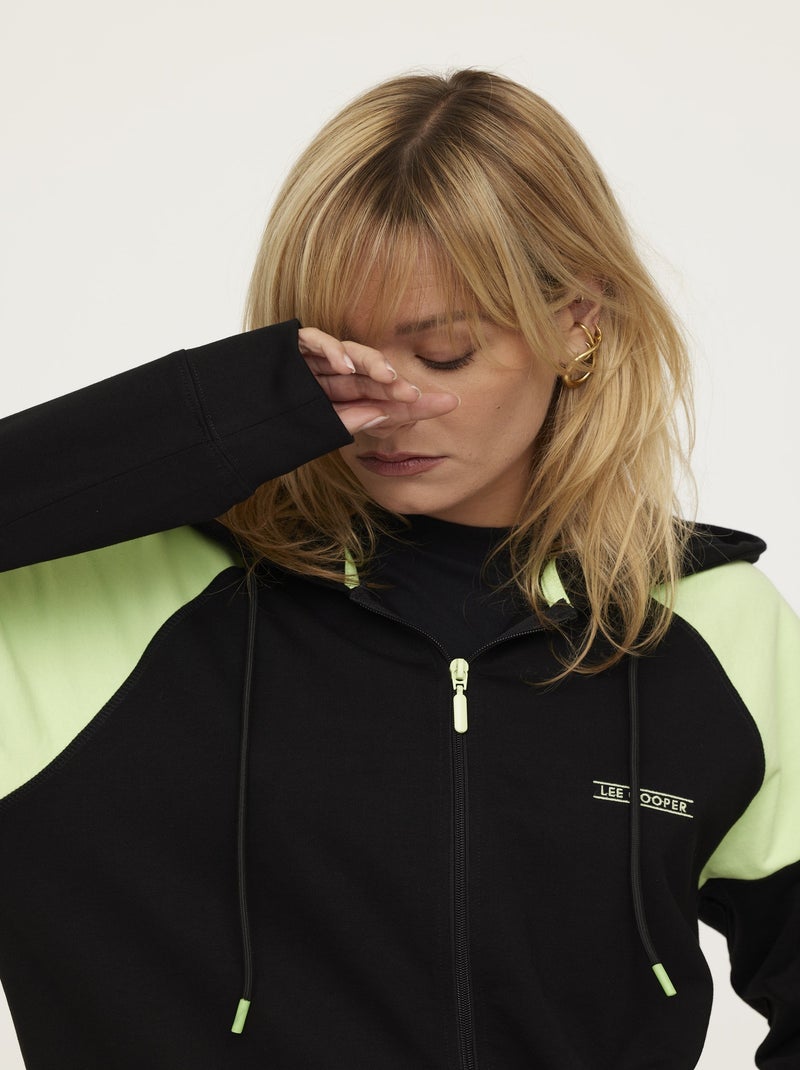 Lee Cooper - Sweatshirt EMANO Black Noir - Kiabi