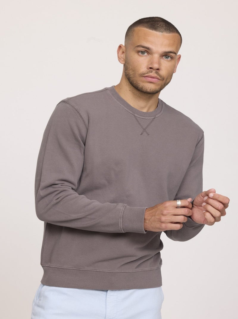 Lee Cooper - Sweatshirt ENRICO Anthracite Gris - Kiabi