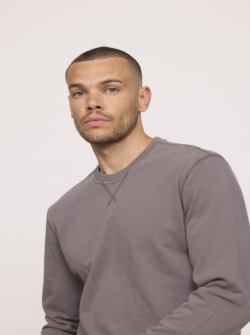 Lee Cooper - Sweatshirt ENRICO Anthracite Gris - Kiabi