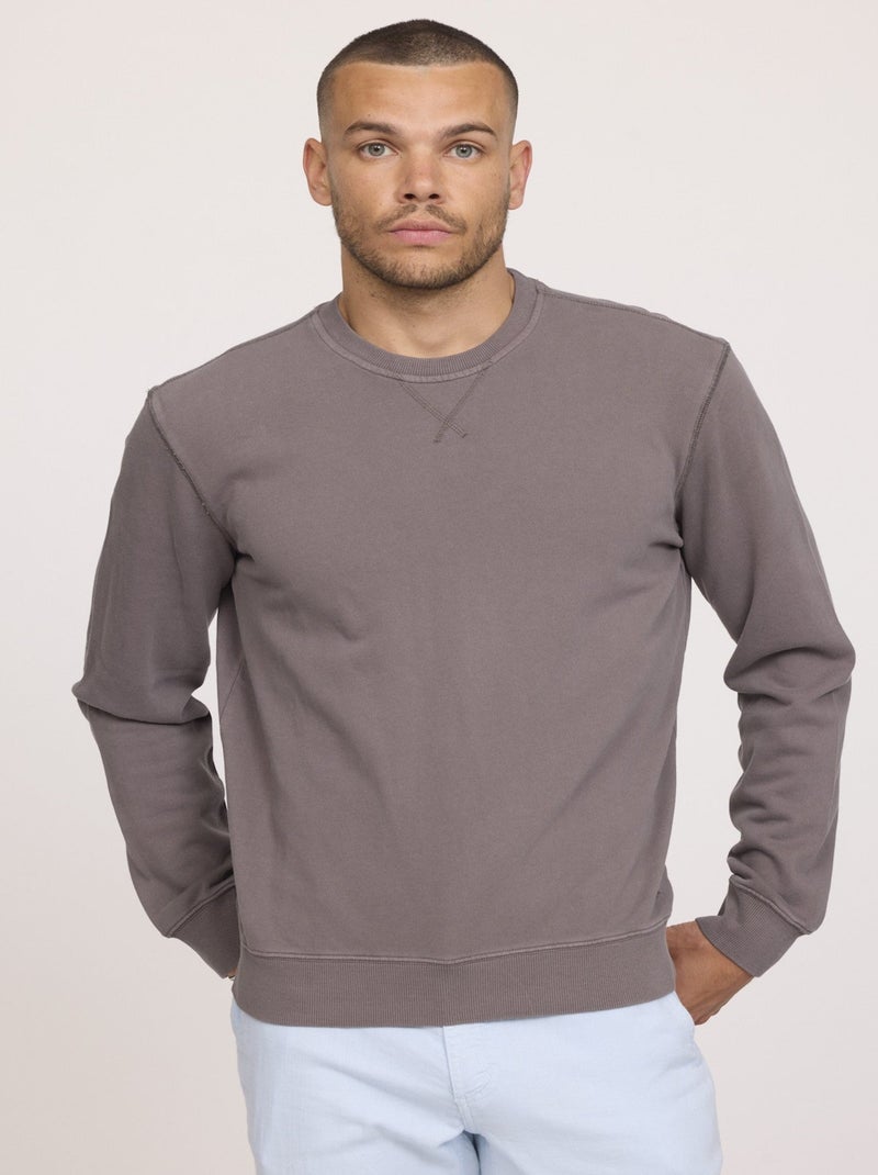 Lee Cooper - Sweatshirt ENRICO Anthracite Noir Gris anthracite - Kiabi