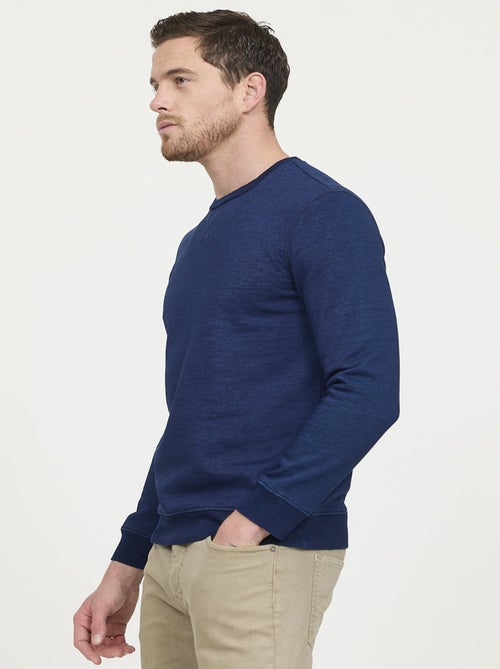 Lee Cooper - Sweatshirt ENRICO Bleu marine - Kiabi