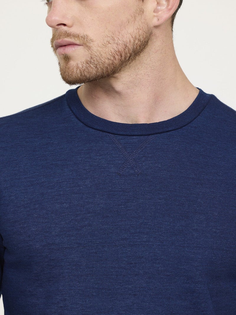 Lee Cooper - Sweatshirt ENRICO Bleu marine Bleu - Kiabi