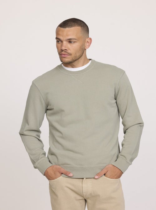Lee Cooper - Sweatshirt ENRICO Kaki vert - Kiabi