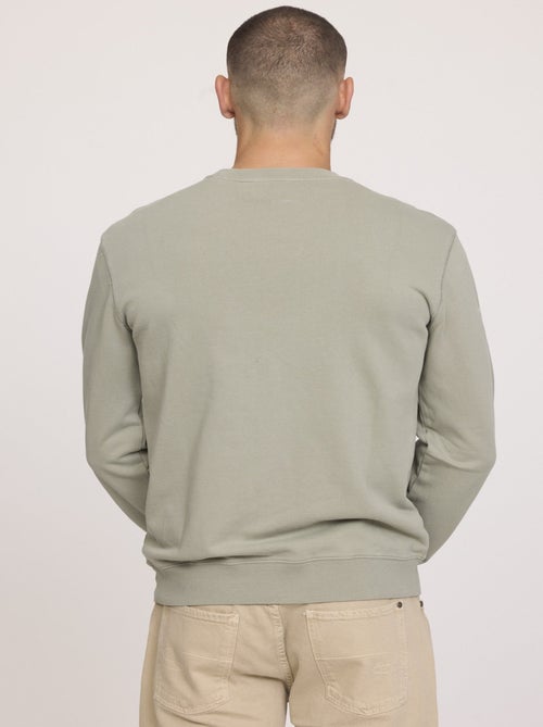 Lee Cooper - Sweatshirt ENRICO Kaki vert - Kiabi