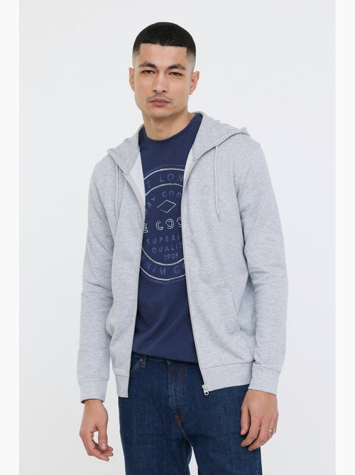 Lee Cooper - Sweatshirt ETIENNE Gris chiné - Kiabi