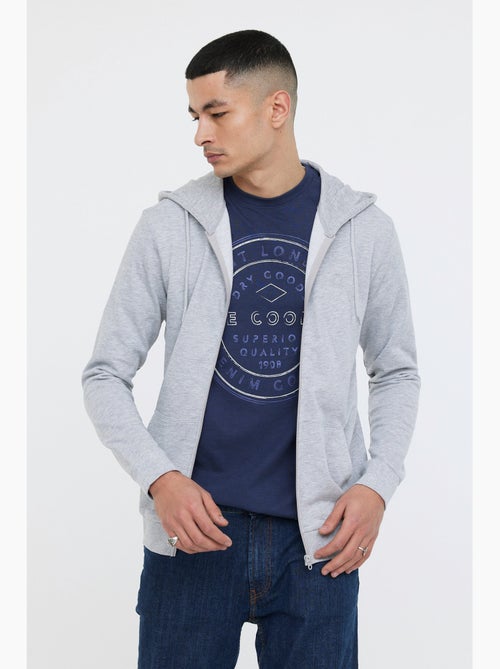 Lee Cooper - Sweatshirt ETIENNE Gris chiné - Kiabi