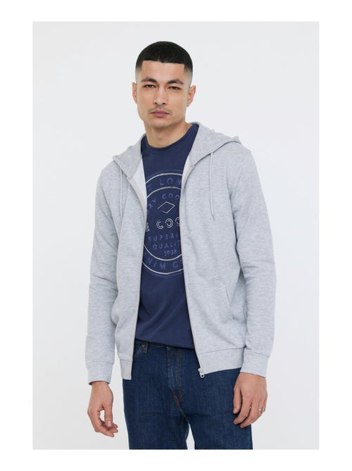 Lee Cooper - Sweatshirt ETIENNE Gris chiné - Kiabi