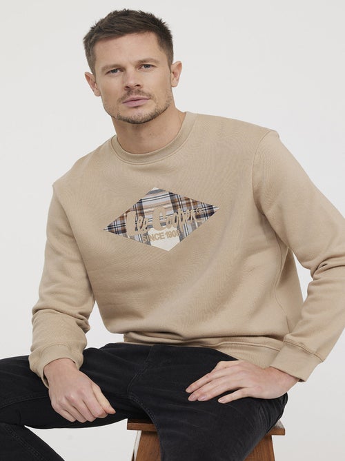 Lee Cooper - Sweatshirt ETILO Argile Beige - Kiabi