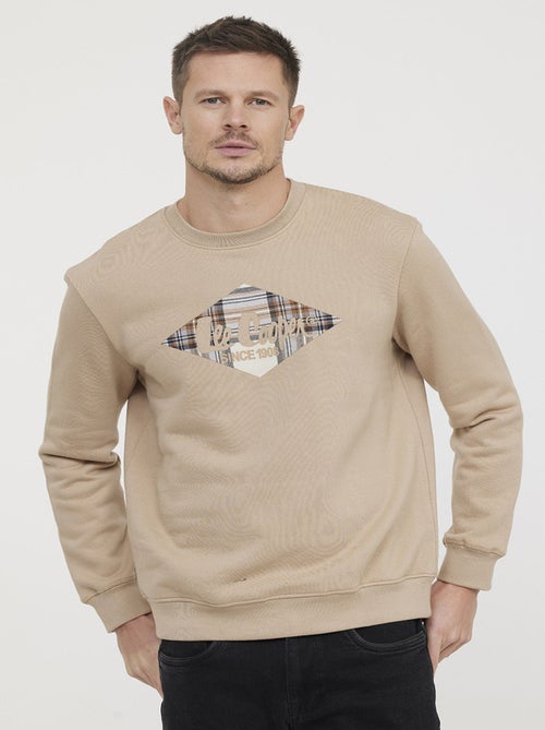 Lee Cooper - Sweatshirt ETILO Argile Beige - Kiabi