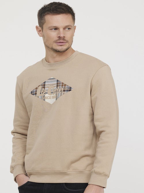Lee Cooper - Sweatshirt ETILO Argile Beige - Kiabi