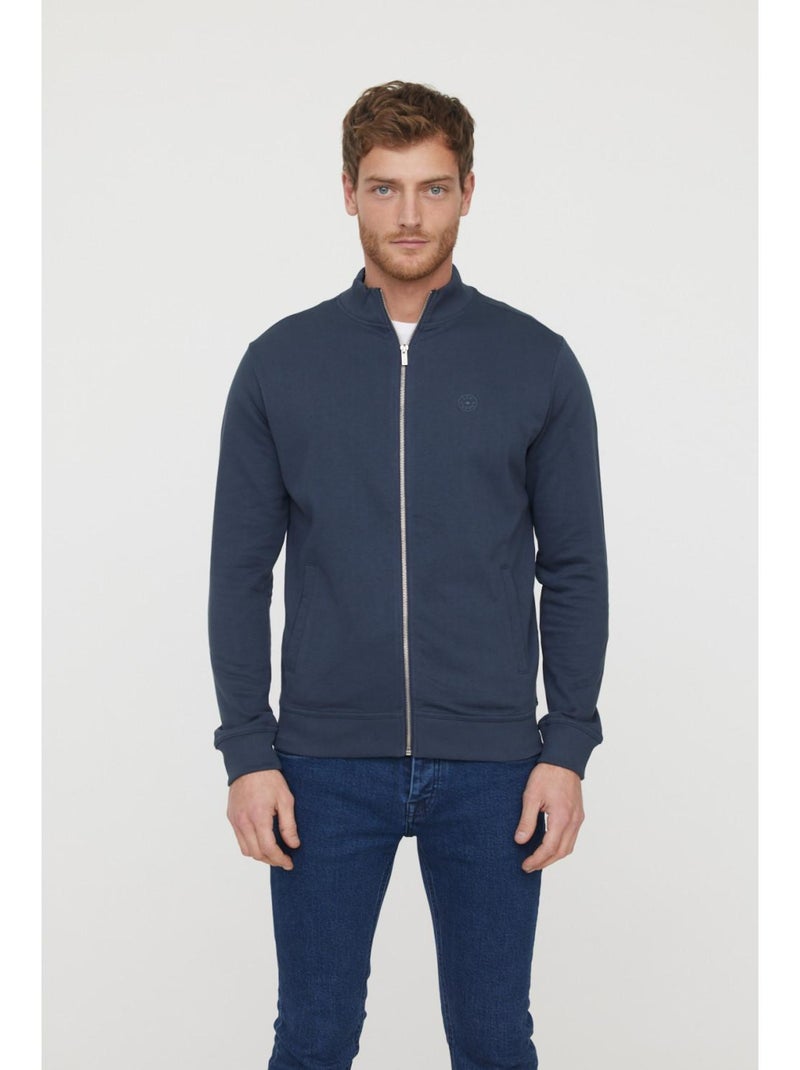 Lee Cooper - Sweatshirt manches longues coton regular EMOLI Bleu marine - Kiabi