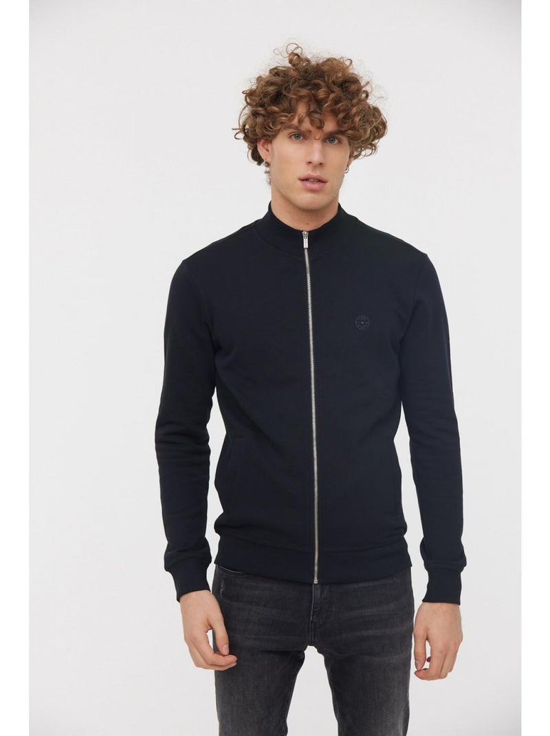 Lee Cooper - Sweatshirt manches longues coton regular EMOLI Noir - Kiabi