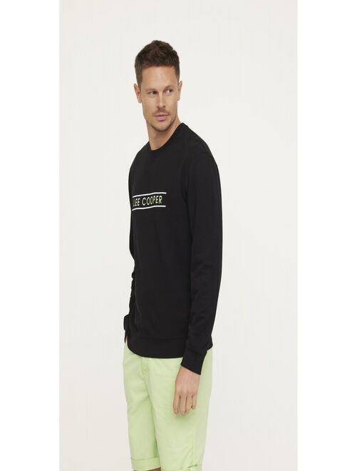 Lee Cooper - Sweatshirt manches longues coton regular ERRA - Kiabi