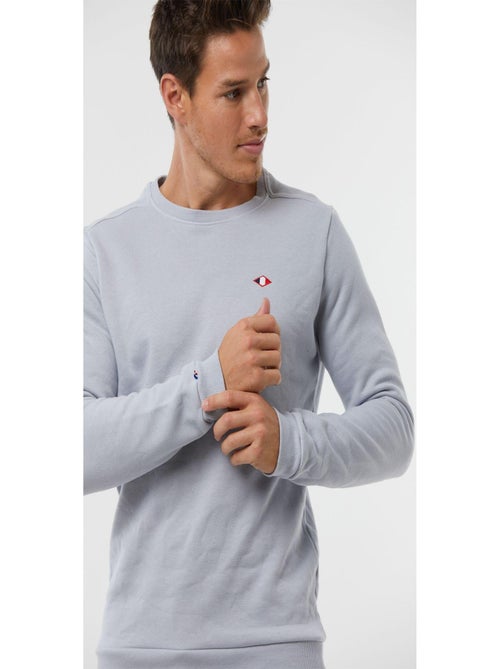 Lee Cooper - Sweatshirt mixte EVA Gris chine - Kiabi Lee Cooper - Sweatshirt mixte EVA Gris chine - Kiabi