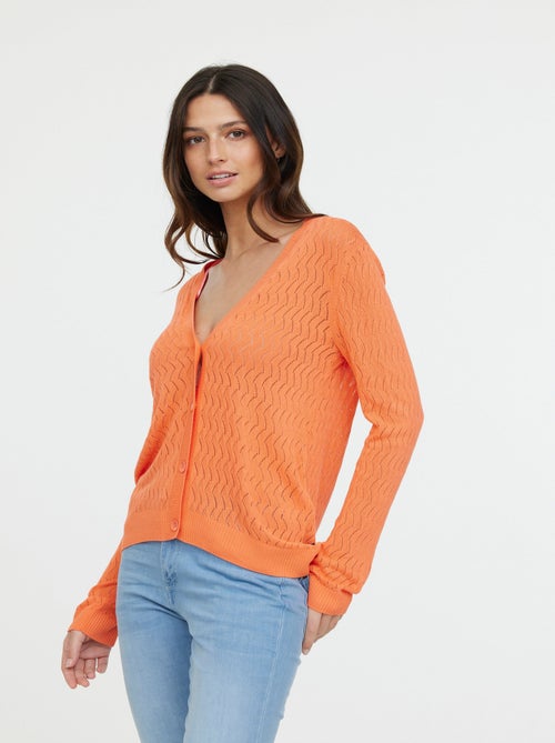 Lee Cooper - Sweatshirts CAPU ML Peach - Kiabi