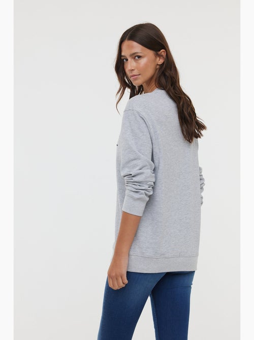 Lee Cooper - Sweatshirts ERRA Gris chiné - Kiabi