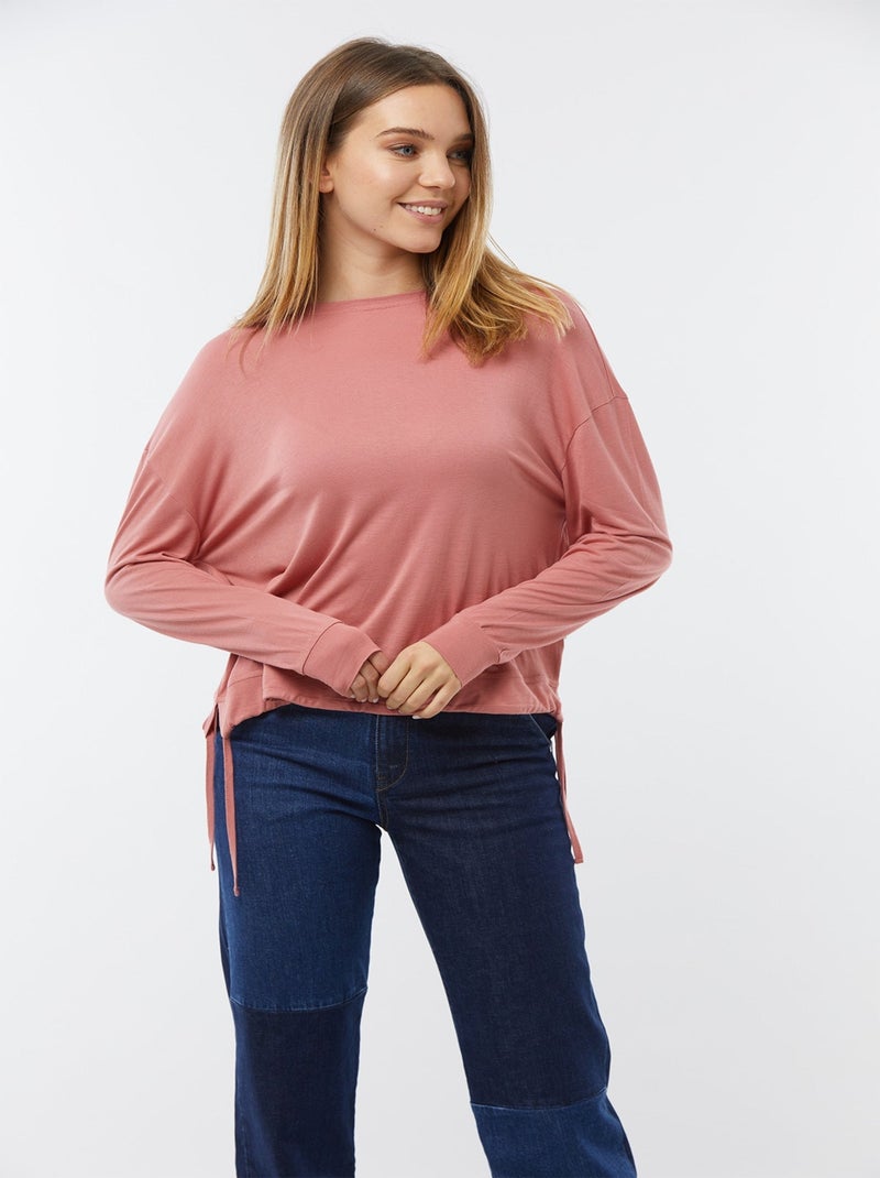 Lee Cooper - T-Shirt ABSA Earth pink Rose - Kiabi