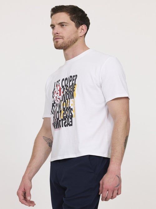 Lee Cooper - T-shirt ACERA Blanc - Kiabi