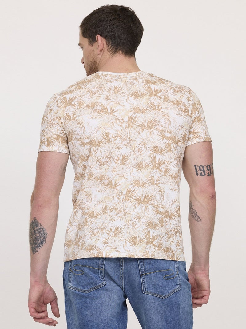 Lee Cooper - T-shirt ACTUS Camel Beige - Kiabi