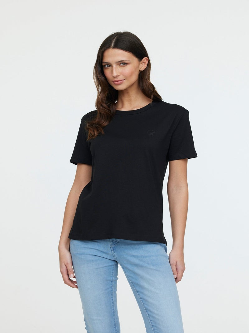 Lee Cooper - T-Shirt ADINA Noir Noir - Kiabi
