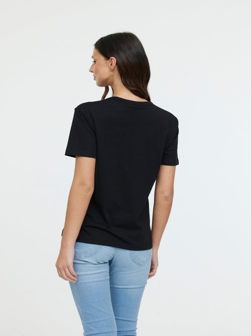 Lee Cooper - T-Shirt ADINA Noir - Kiabi