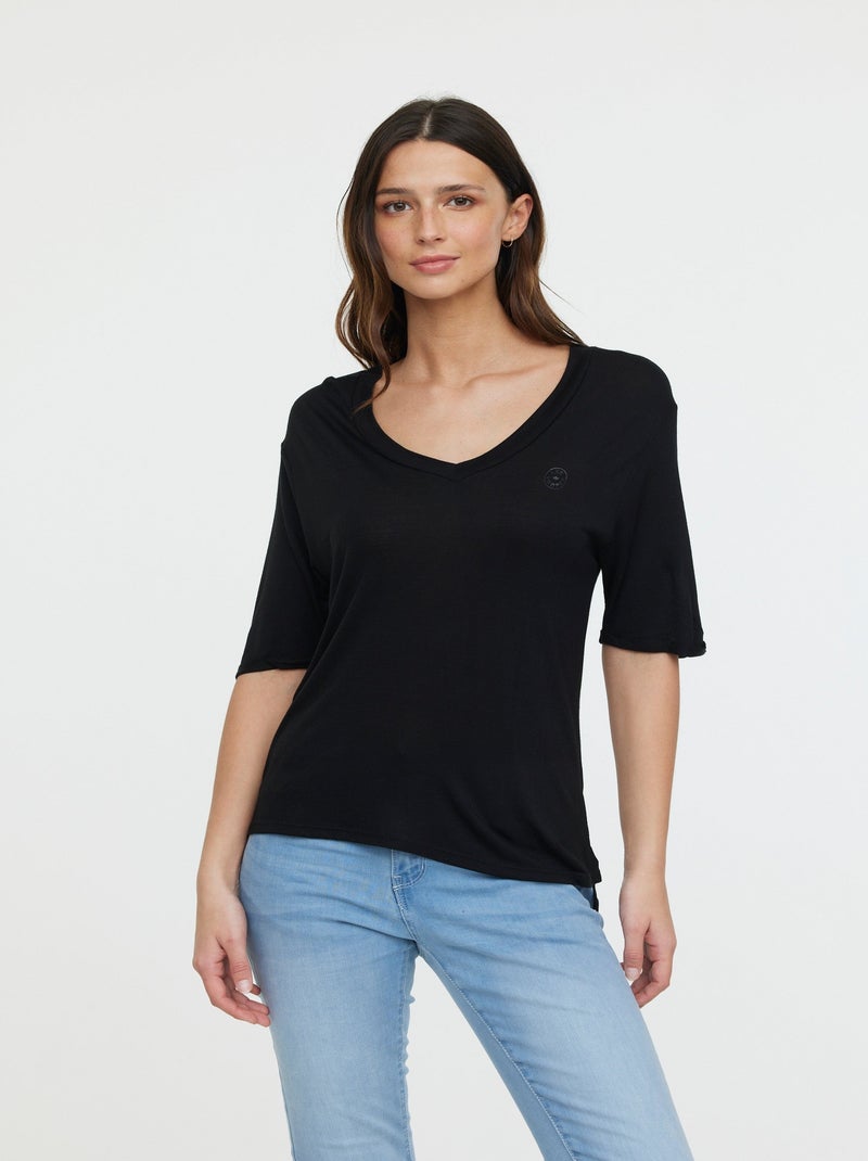 Lee Cooper - T-shirt ADOUNA M Black Noir - Kiabi