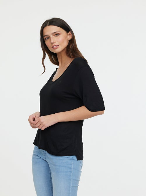 Lee Cooper - T-shirt ADOUNA M Black - Kiabi