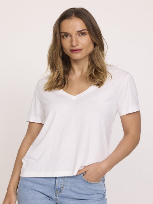 Lee Cooper - T-shirt AELY Blanc - Kiabi