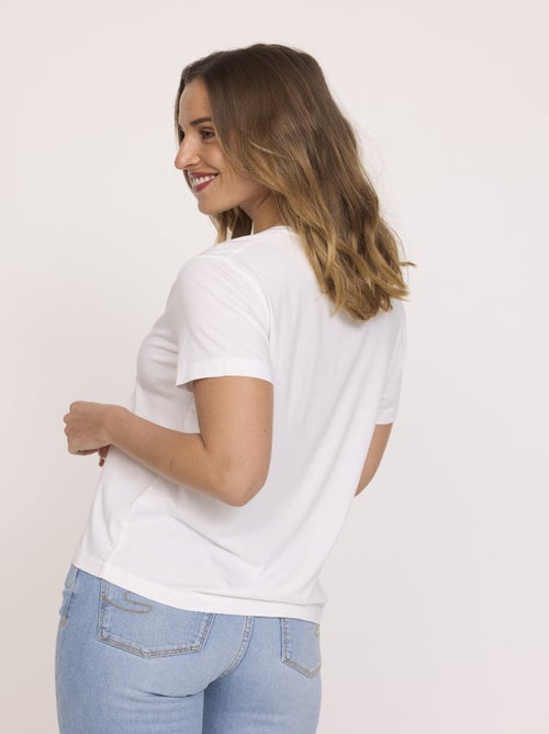 Lee Cooper - T-shirt AELY Blanc - Kiabi