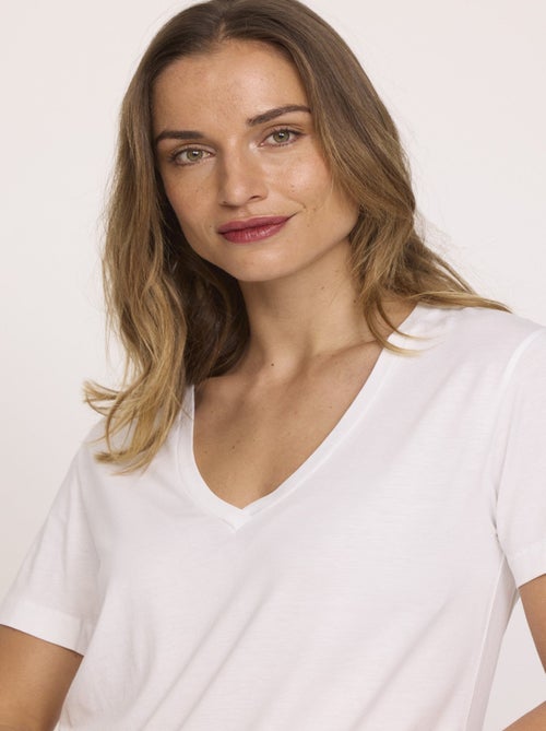 Lee Cooper - T-shirt AELY Blanc - Kiabi
