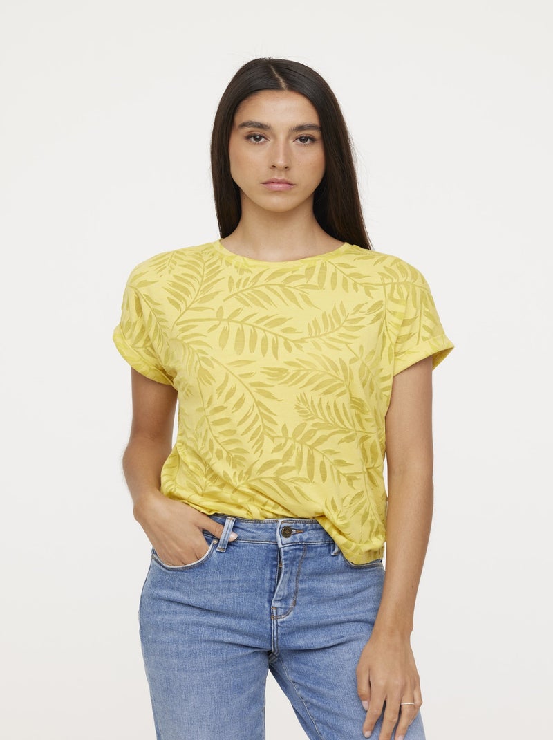 Lee Cooper - T-shirt AFAMA Mimosa Jaune - Kiabi