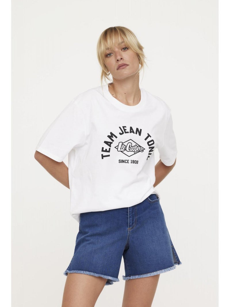 Lee Cooper - T-shirt AGINO Blanc Blanc - Kiabi