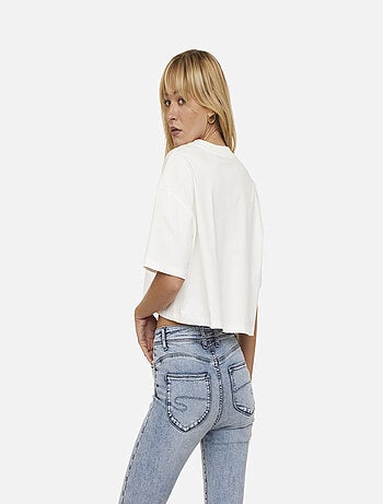 Lee Cooper - T-shirt AIDA Blanc