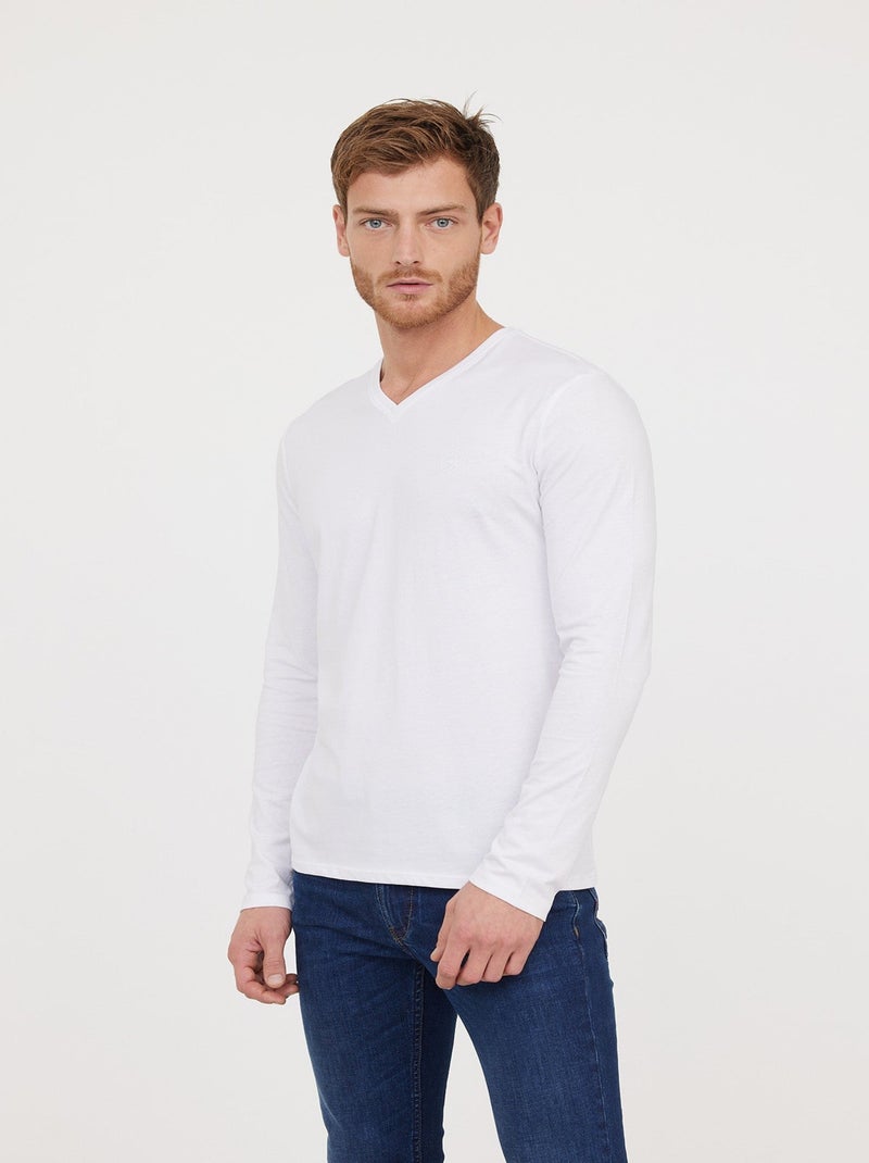 Lee Cooper - T-Shirt AJESSY Blanc Blanc - Kiabi