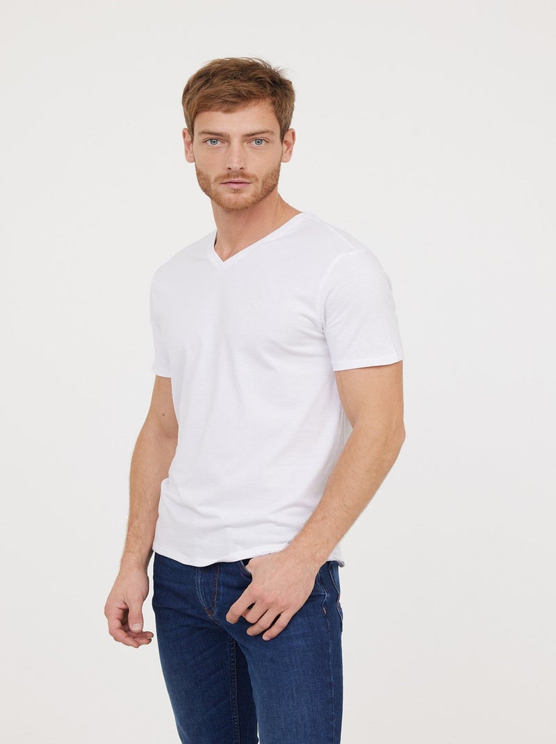 Lee Cooper - T-Shirt AJESSY Blanc Blanc - Kiabi