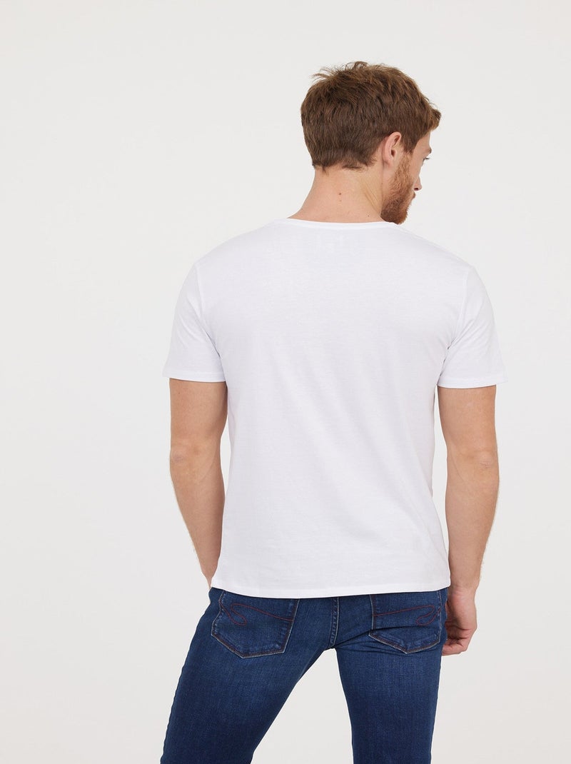 Lee Cooper - T-Shirt AJESSY Blanc Blanc - Kiabi
