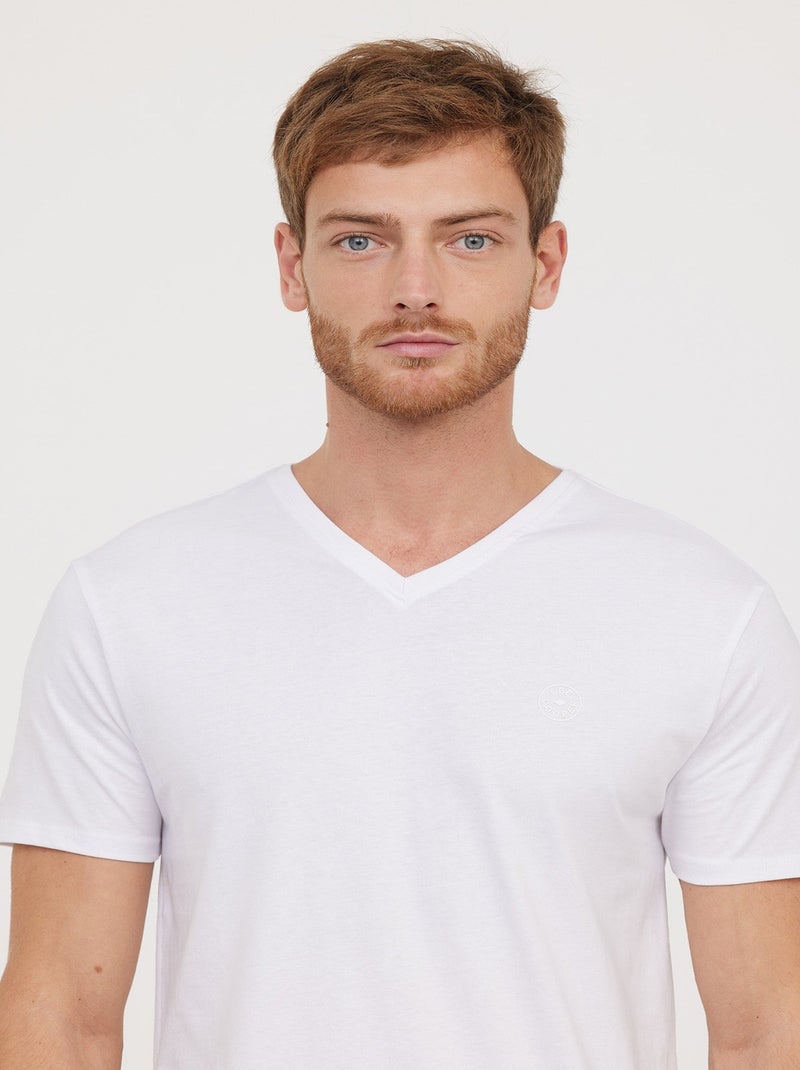 Lee Cooper - T-Shirt AJESSY Blanc Blanc - Kiabi