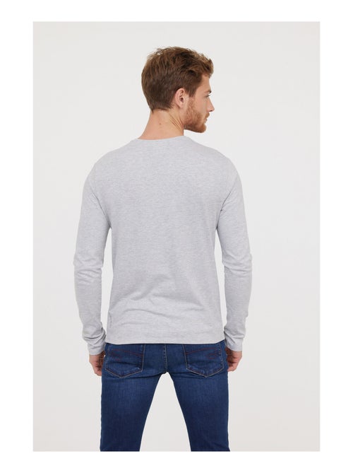 Lee Cooper - T-shirt Ajessy Gris Chiné ML - Kiabi