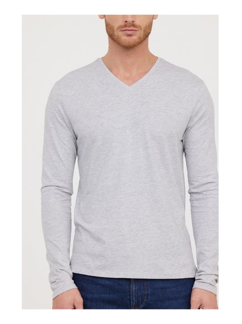 Lee Cooper - T-shirt Ajessy Gris Chiné ML - Kiabi